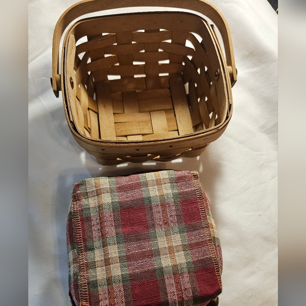 Longaberger Basket with Liner
